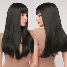 Load image into Gallery viewer, Long straight synthetic wig