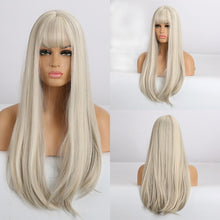 Load image into Gallery viewer, Long straight synthetic wig
