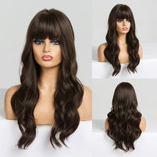 Загрузить изображение в средство просмотра галереи, Long wavy natural middle part wig