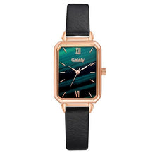 Load image into Gallery viewer, Fashion Square Watch Bracelet Set Green Dial