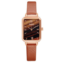 Load image into Gallery viewer, Fashion Square Watch Bracelet Set Green Dial