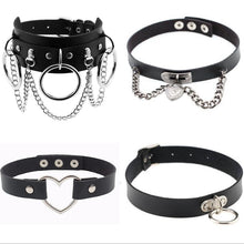 Load image into Gallery viewer, Fashion cosplay Harajuku punk PU leather full body accessories