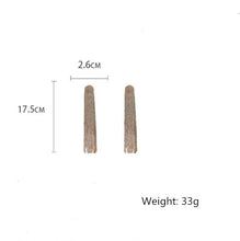 Load image into Gallery viewer, Long tassel full rhinestone drop earrings