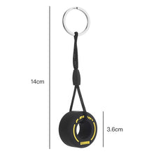 Load image into Gallery viewer, Simulation cartoon small tire key ring pendant