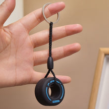 Load image into Gallery viewer, Simulation cartoon small tire key ring pendant