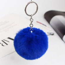 Load image into Gallery viewer, 20 colors fluffy fur pom pom pendant