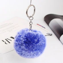 Load image into Gallery viewer, 20 colors fluffy fur pom pom pendant