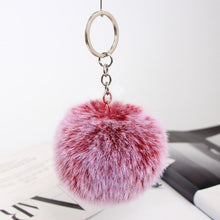 Load image into Gallery viewer, 20 colors fluffy fur pom pom pendant