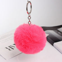 Load image into Gallery viewer, 20 colors fluffy fur pom pom pendant