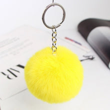 Load image into Gallery viewer, 20 colors fluffy fur pom pom pendant
