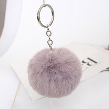 Load image into Gallery viewer, 20 colors fluffy fur pom pom pendant