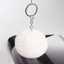 Load image into Gallery viewer, 20 colors fluffy fur pom pom pendant