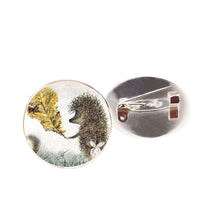 Load image into Gallery viewer, Retro hedgehog cute animal pin