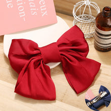 Load image into Gallery viewer, Vintage large velvet bow hairpinir Accessories