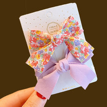 Load image into Gallery viewer, Vintage large velvet bow hairpinir Accessories