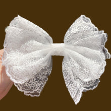 Load image into Gallery viewer, Vintage large velvet bow hairpinir Accessories
