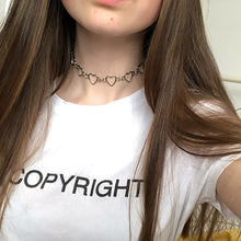 Load image into Gallery viewer, Gold and Silver Heart-shaped Multistage Necklace