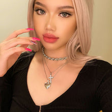 Load image into Gallery viewer, Multi-layered Human Head Coin Necklace