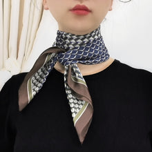 Load image into Gallery viewer, Silk print square scarf