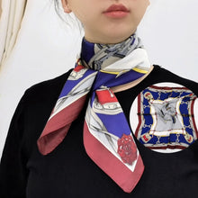 Load image into Gallery viewer, Silk print square scarf