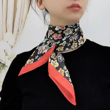 Load image into Gallery viewer, Silk print square scarf