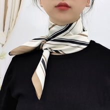 Load image into Gallery viewer, Silk print square scarf