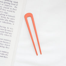 Load image into Gallery viewer, Simple and Colorful U-shaped Hairpin
