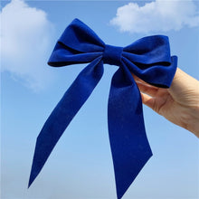 Load image into Gallery viewer, Vintage large velvet bow hairpinir Accessories
