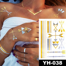 Load image into Gallery viewer, Mandala Flower Body Art Fake Tattoo