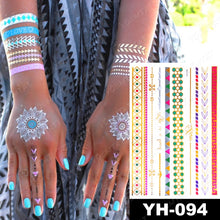 Load image into Gallery viewer, Mandala Flower Body Art Fake Tattoo