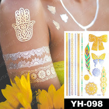 Load image into Gallery viewer, Mandala Flower Body Art Fake Tattoo