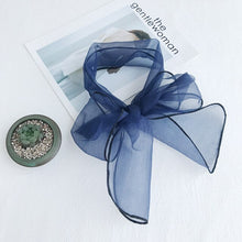 Load image into Gallery viewer, Elegant transparent organza scarf