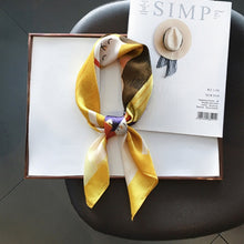 Load image into Gallery viewer, Fashion square print 70*70 cm ladies accessory scarf