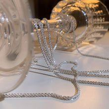 Load image into Gallery viewer, Sterling silver shiny clavicle chain