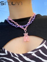 Load image into Gallery viewer, Punk Pendant Necklace Set