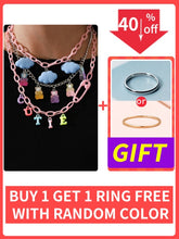 Load image into Gallery viewer, Punk Pendant Necklace Set