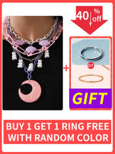 Load image into Gallery viewer, Punk Pendant Necklace Set