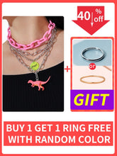 Load image into Gallery viewer, Punk Pendant Necklace Set