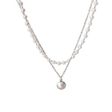 Load image into Gallery viewer, Pearl Double Necklace