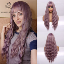 Загрузить изображение в средство просмотра галереи, Cosplay natural wave heat-resistant synthetic wig