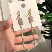 Загрузить изображение в средство просмотра галереи, Vintage Bar Tassel Pendant Earrings