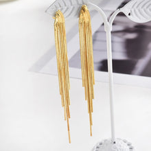 Загрузить изображение в средство просмотра галереи, Vintage Bar Tassel Pendant Earrings