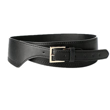 Загрузить изображение в средство просмотра галереи, Elastic retro buckle cowhide wide pin buckle belt