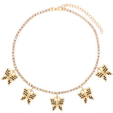 Загрузить изображение в средство просмотра галереи, Butterfly Pendant Crystal Necklace