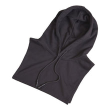 Load image into Gallery viewer, Detachable Dickey Fake Collar Drawstring Hooded Half Shirt