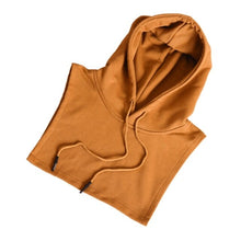 Load image into Gallery viewer, Detachable Dickey Fake Collar Drawstring Hooded Half Shirt