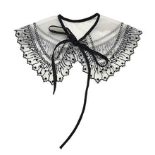 Load image into Gallery viewer, Lolita embellished false collar lace shawl