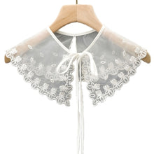Load image into Gallery viewer, Lolita embellished false collar lace shawl