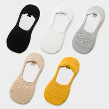 Загрузить изображение в средство просмотра галереи, 5 pairs of cotton silicone non-slip slippers socks