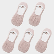Загрузить изображение в средство просмотра галереи, 5 pairs of cotton silicone non-slip slippers socks